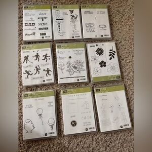 Stampin up Stamp set of 9